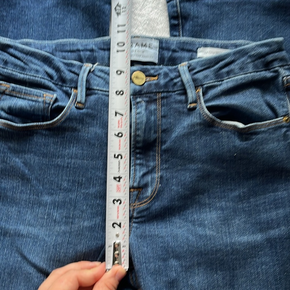 Frame Denim Blue Straight Leg Jeans Classic Style - Picture 4 of 6